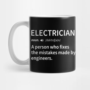 Electrician Definition Gift Mug